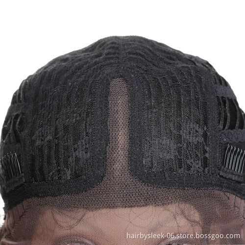 MAGIC 26"Inch Black Kinky Wave Hair Synthetic Lace Front Wig Heat Resistant Jerry Curly Hair Lace Front Wigs For Black Women